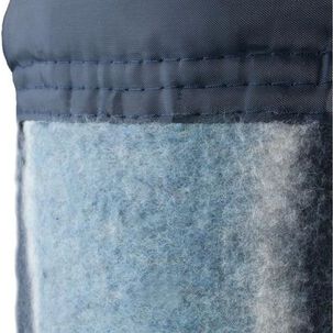 Frazada Andes Listada 1.5 Plaza Azul Celeste