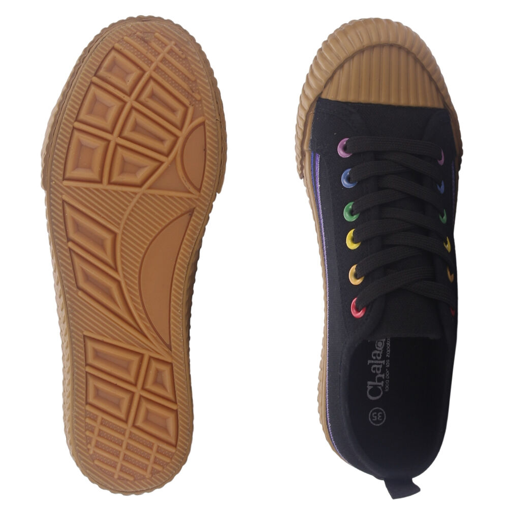 Zapatilla Mujer Chalada Belice-1 Negro Urbano image number 6.0