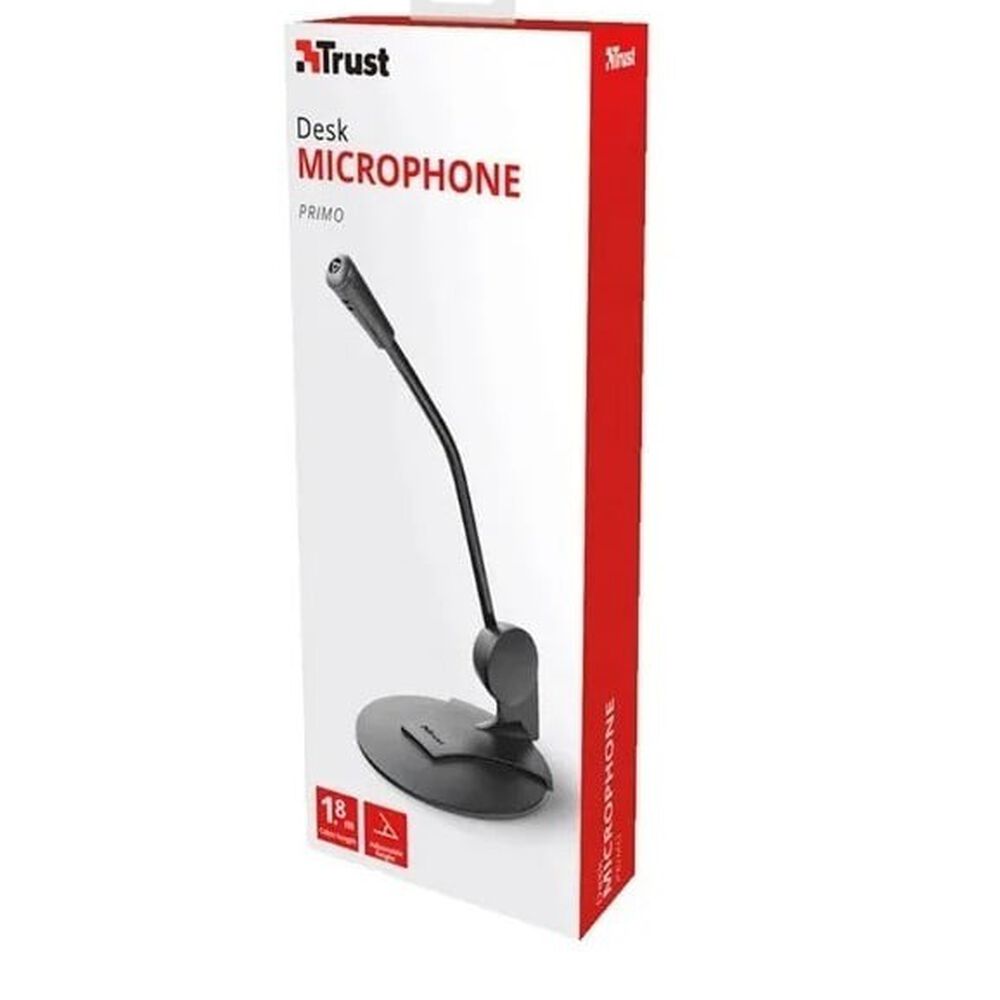 Microfono Trust Primo Jack 3.5mm 1.8m Con Base Regulable image number 5.0