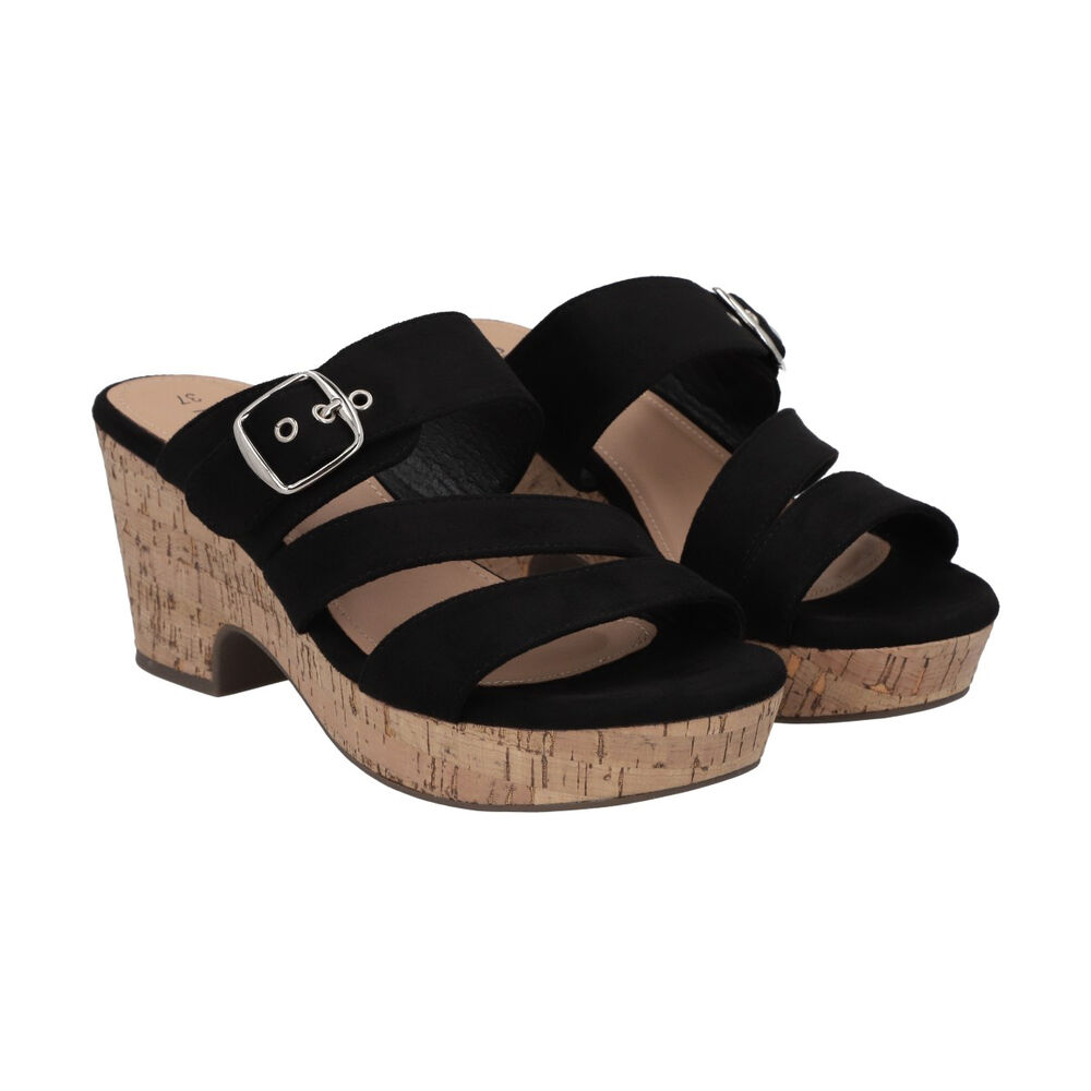 Sandalia Mujer Negro Lily Police image number 1.0