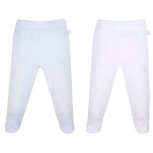 Set 2 Pantys Blanco Estrellas Ni&ntilde;o 6-9 Meses