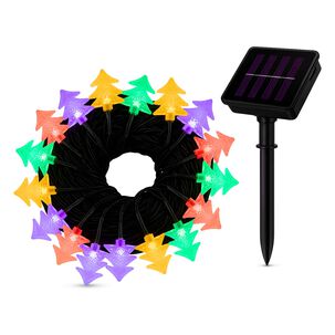Luces Navidad Led Arboles Solar 4m Rgb Decoracion Jardin Luces Navidad Led Arboles Solar 4m Rgb Decoracion Jardin