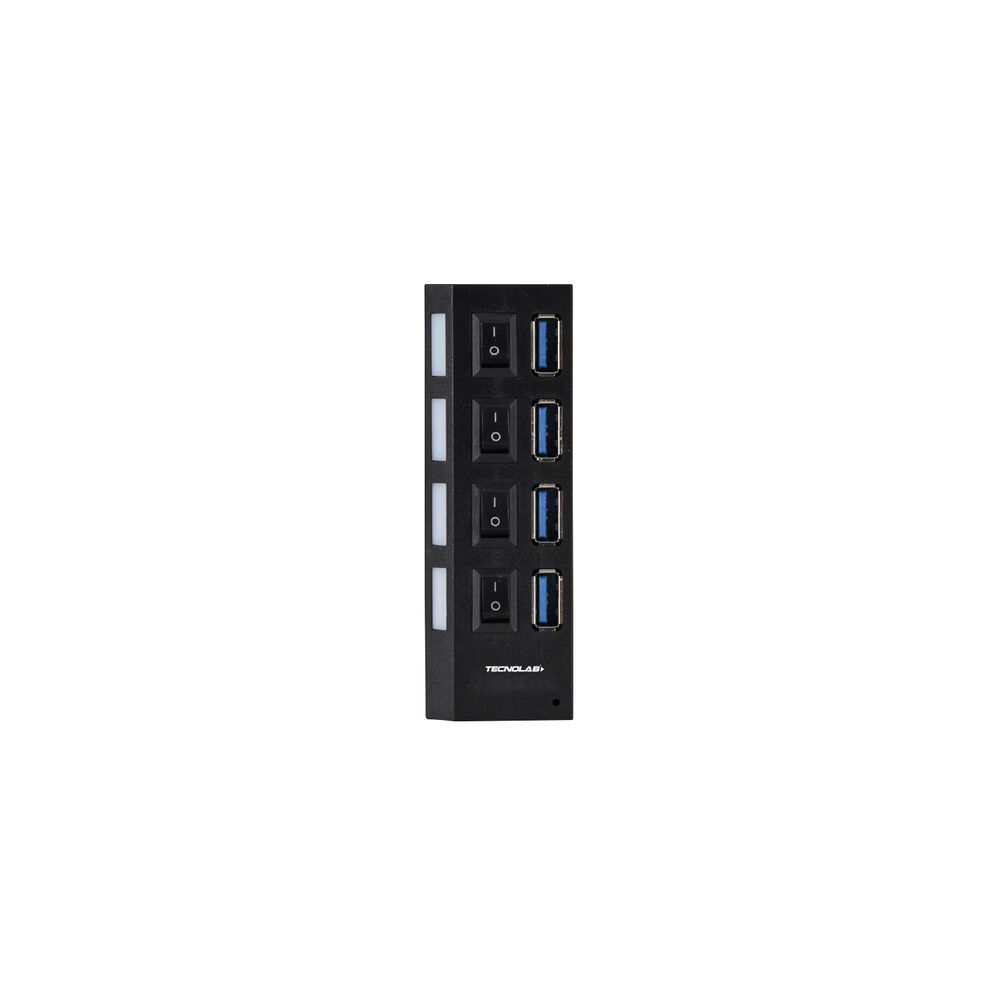 Hub Usb 4 Puertos 2.0 Con Interruptor Encendido Ps image number 0.0