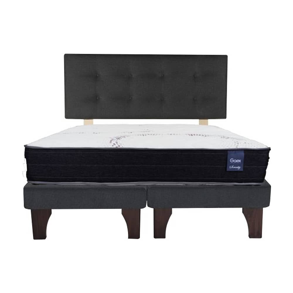 Cama Europea 2 Plazas 190 Respaldo Berna Bajo image number 3.0