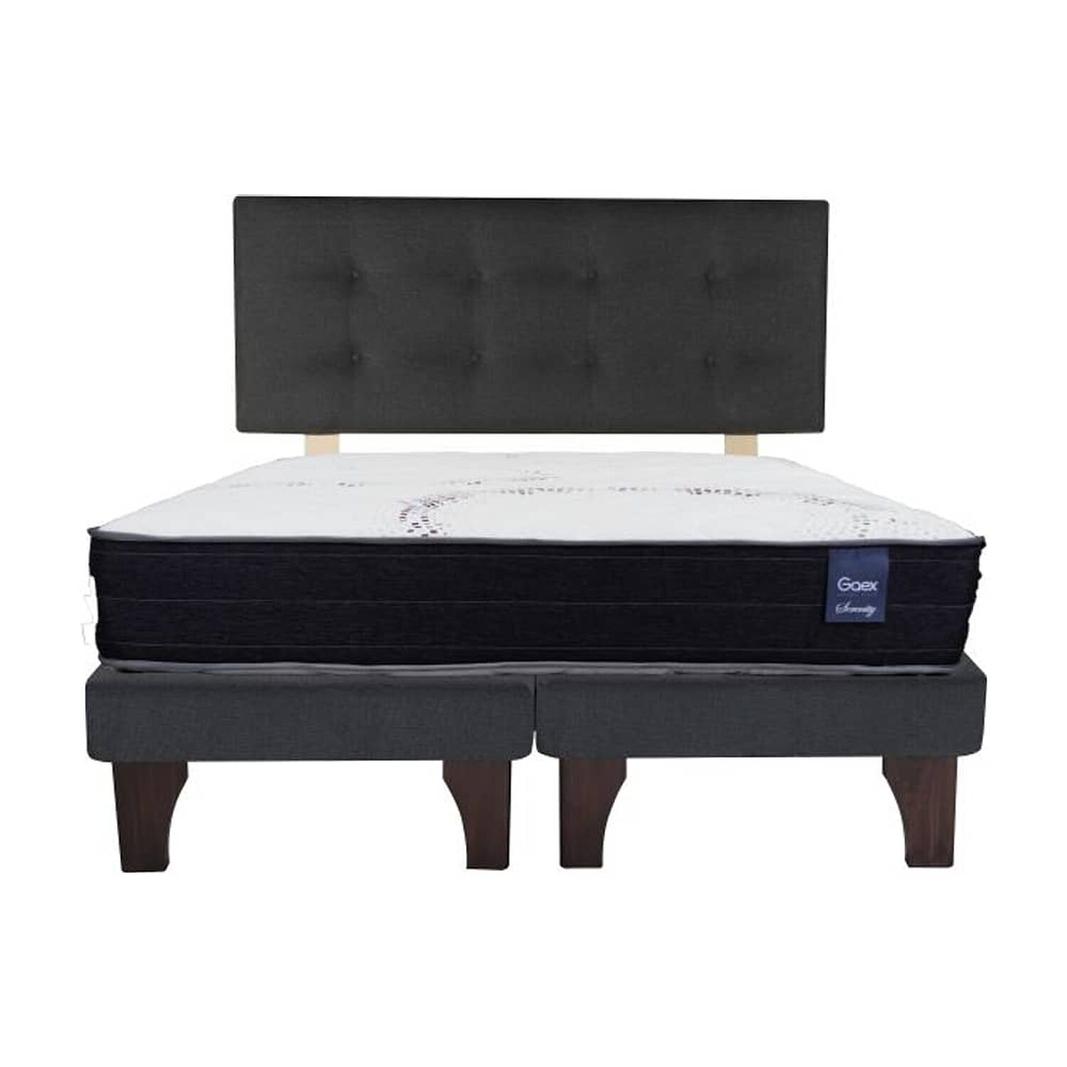 Cama Europea 2 Plazas 190 Respaldo Berna Bajo image number 3.0
