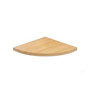 Estante Flotante Esquinero Madera Minimalista 25cm