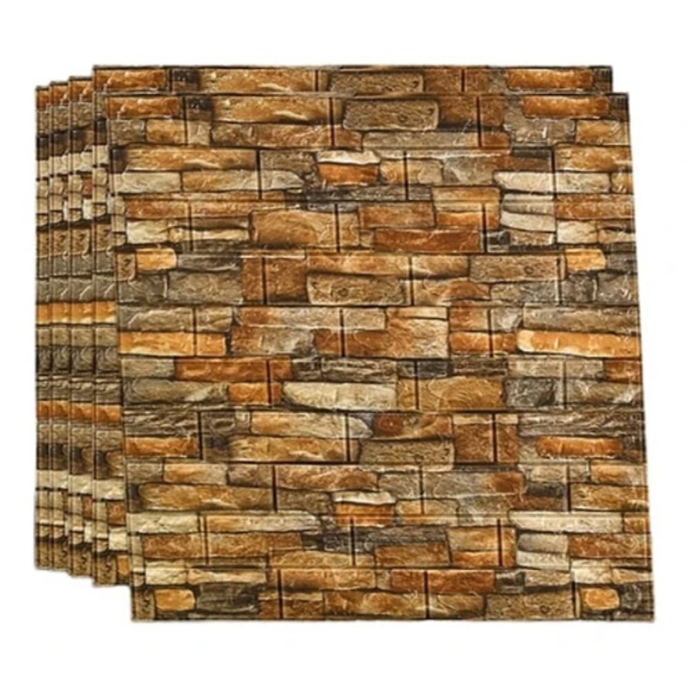 Pack 10 Lamina Papel Mural Autoadhesivo 3d image number 0.0