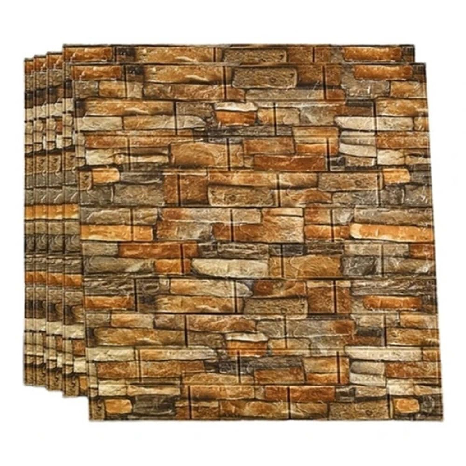 Pack 10 Lamina Papel Mural Autoadhesivo 3d image number 0.0