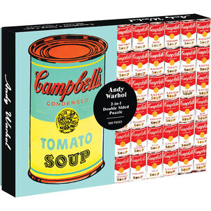 Rompecabeza Reversible Andy Warhol Campbell Soup 500 Piezas