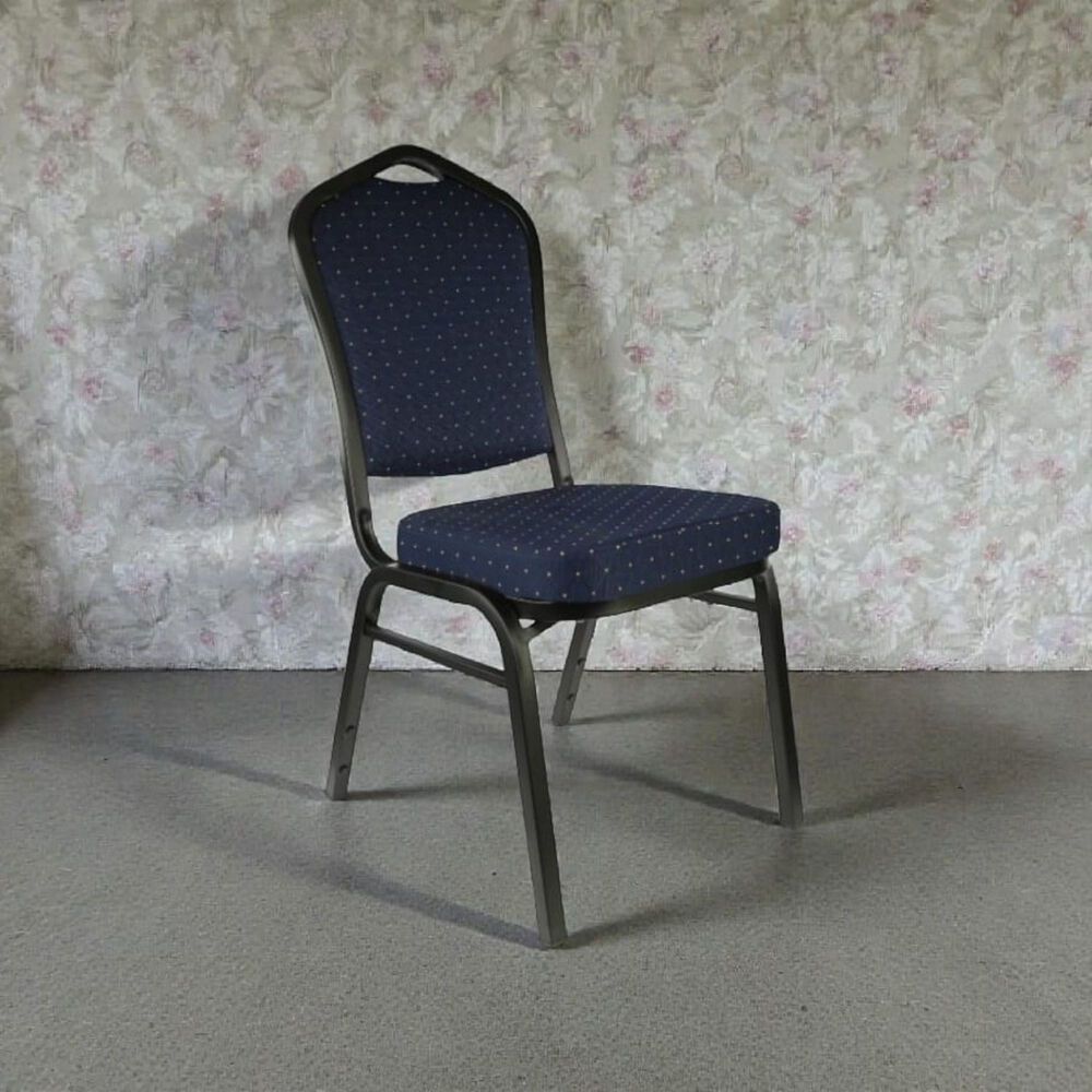 Silla De Comedor Banquetera Azul - Negro image number 3.0