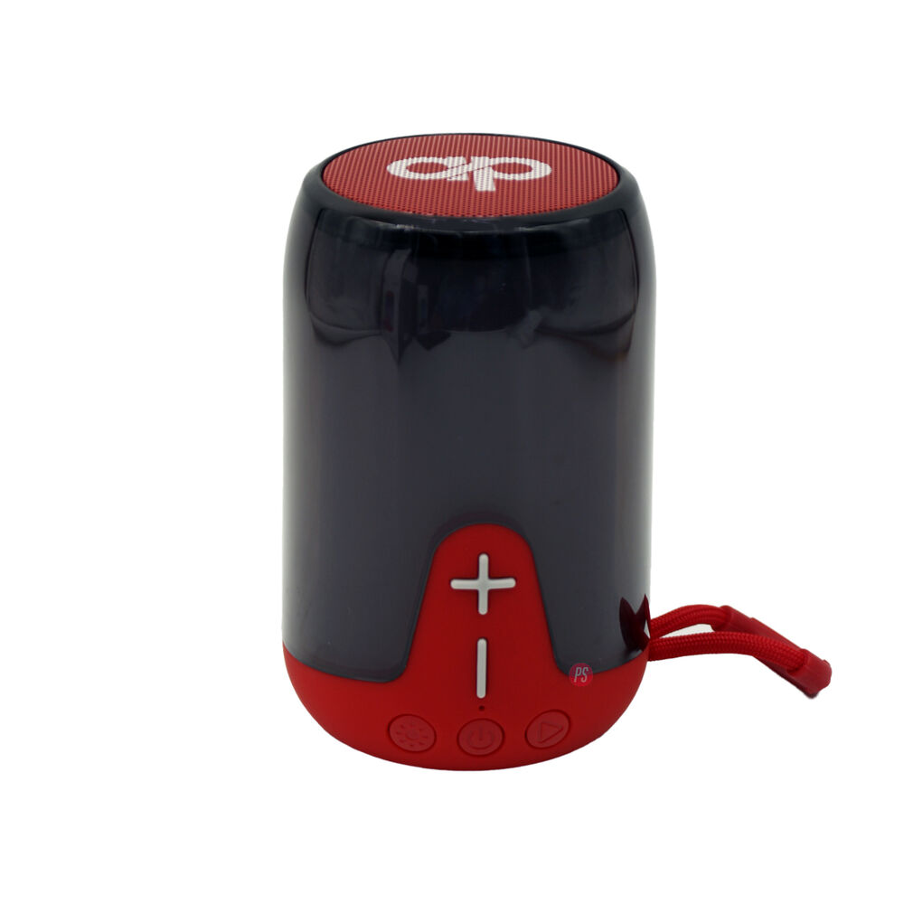 Parlante Bluetooth Rgb Tws Portátil Color Rojo - Ps image number 1.0