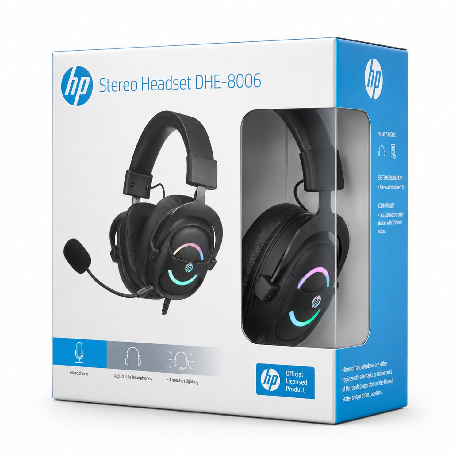 Aud&iacute;fonos Gamer Usb Hp Dhe-8006 Audio 7.1 + Iluminaci&oacute;n Rgb image number 7.0