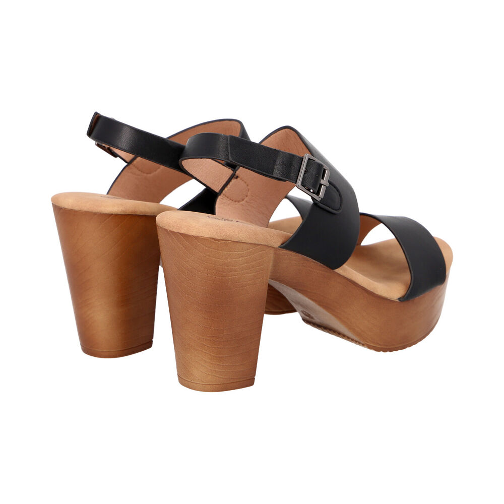 Sandalia Mujer Negro Lola Police image number 4.0