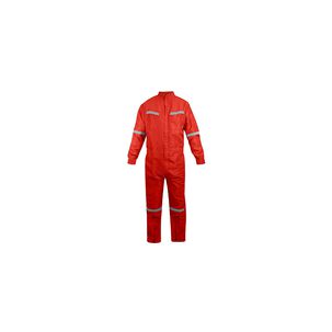 Overol Poplin C/cinta Rojo