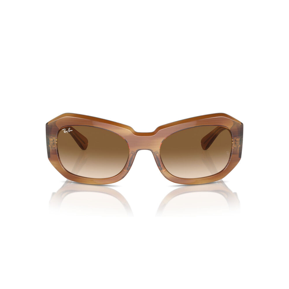 Lentes De Sol Beate Marrón Rayado Degradé Ray-ban image number 0.0