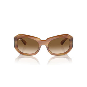 Lentes De Sol Beate Marrón Rayado Degradé Ray-ban