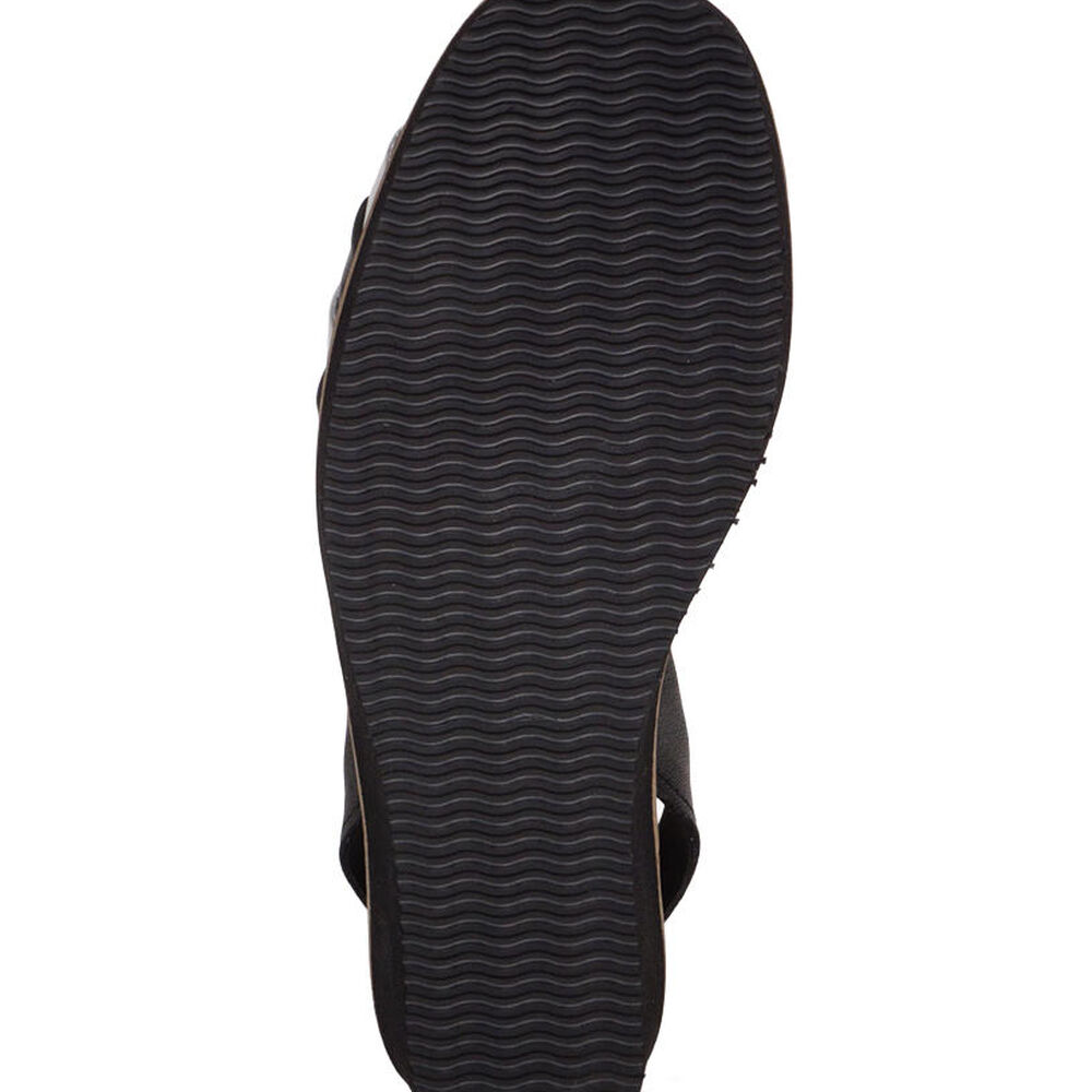 Sandalia Cuero Charmiane Negro Plata image number 5.0