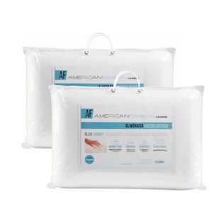 Pack 2 Almohadas Viscoel&aacute;stica Memory Cannon 40x60 Cm