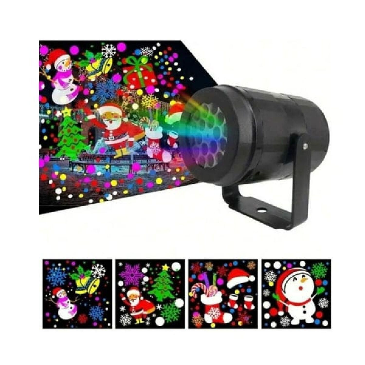 Proyector De Luces Led Navide&ntilde;as Con Patrones Giratorios. image number 0.0