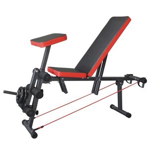 Banca Abdominal Pecho Piernas Inclinable