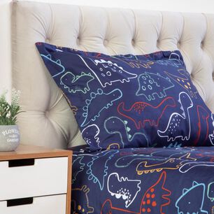 Plum&oacute;n Infantil Casaideal Kids Dino / 1.5 Plazas