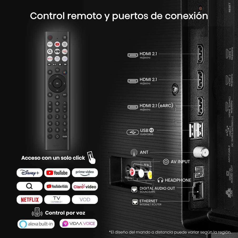 Qled 55" Hisense 55Q6QV / Ultra HD 4K / Smart TV image number 5.0