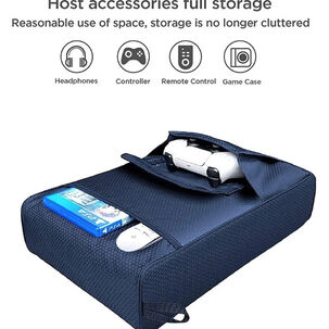 Funda Consola Ps5 Cubierta Antipolvo Resiste Compartimiento
