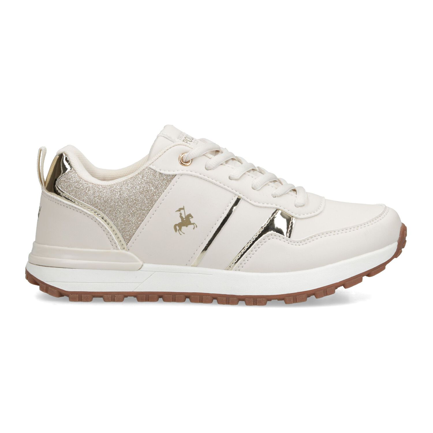 Zapatilla Urbana Mujer The King's Polo Club Beige image number 2.0