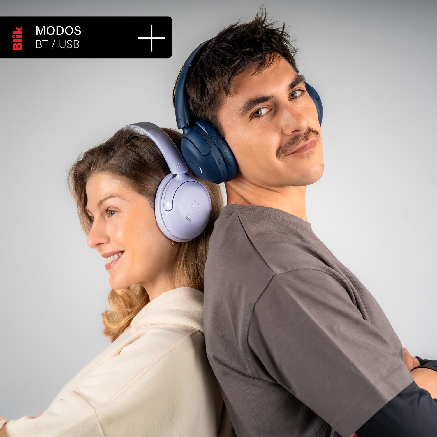 Aud&iacute;fonos Bluetooth Blik SOUL950-BLU image number 7.0