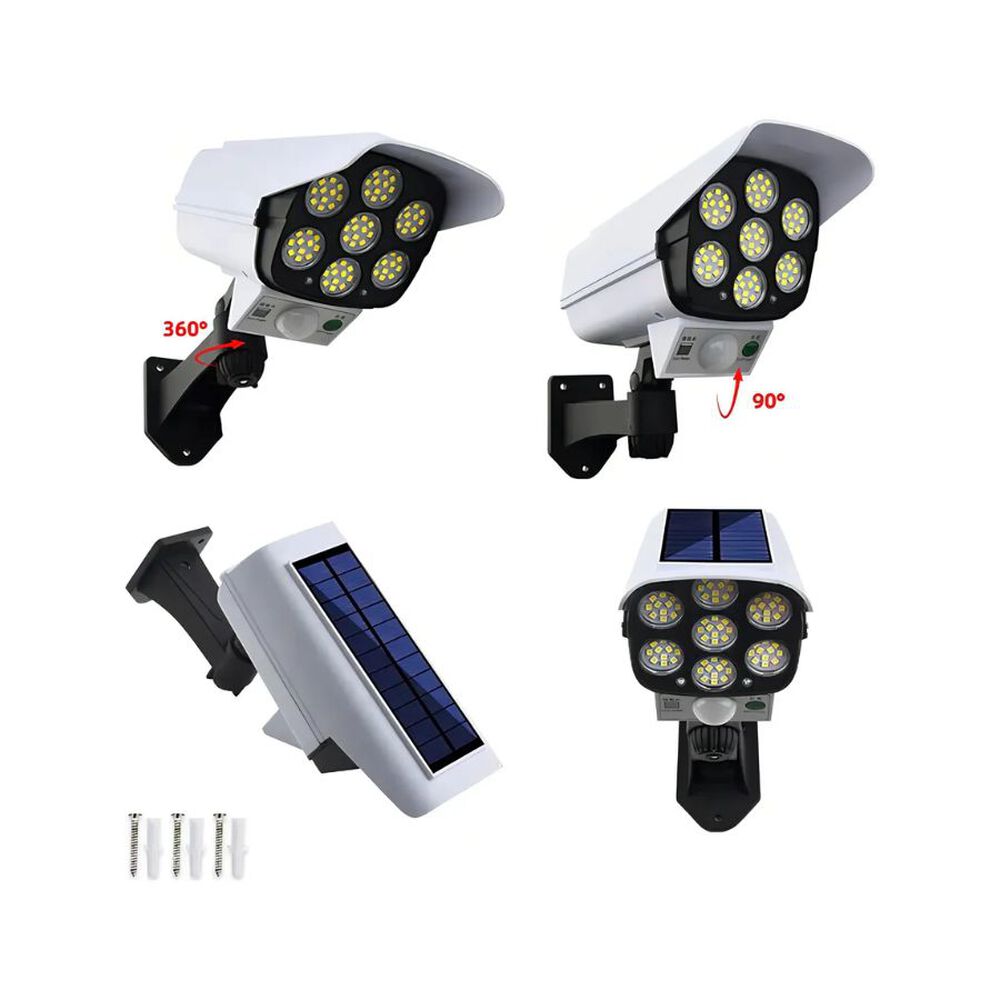 Foco Solar C&aacute;mara De Seguridad Con Sensor De Movimiento image number 2.0