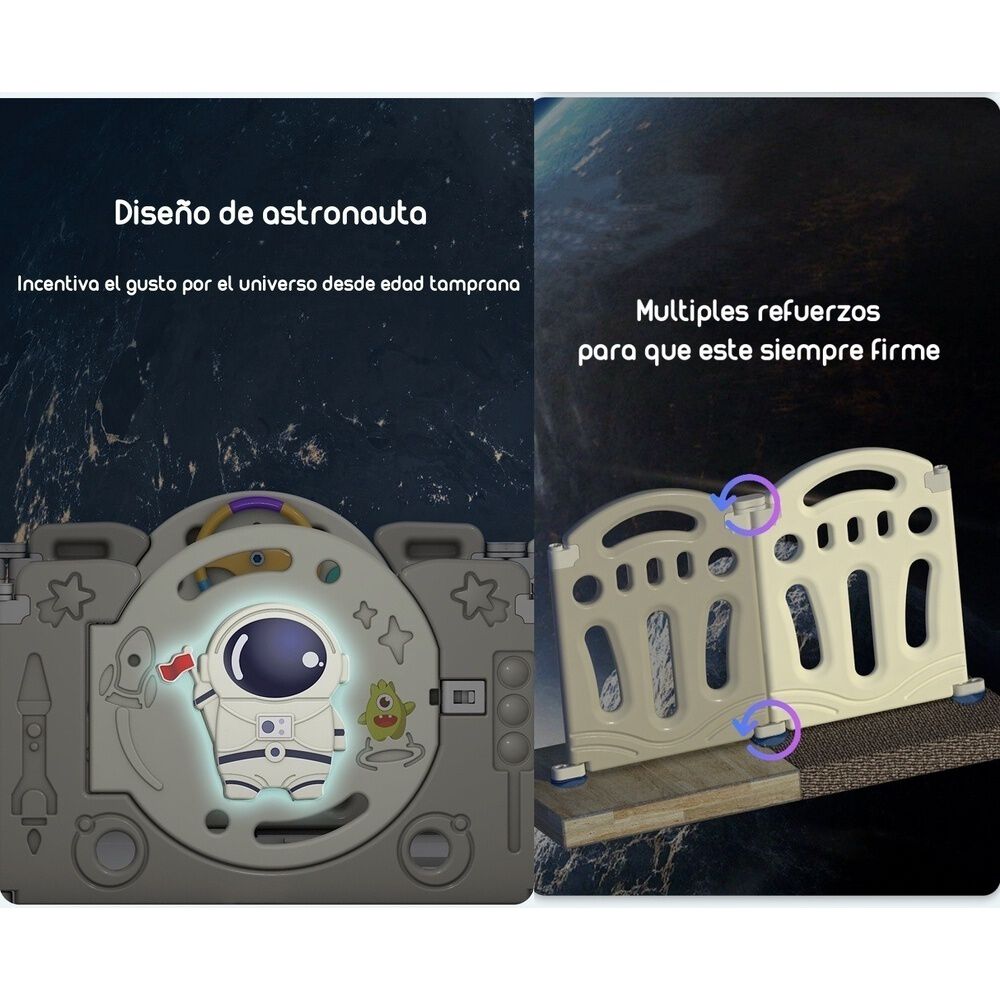 Corral Bebe Armado 191x199cm Con Accesorios Lubabycas image number 7.0