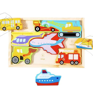 Rompecabeza Puzzle Encaje De Madera Juguete Didactico Ni&ntilde;os