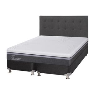 Box Spring Cic Ortopedic / 2 Plazas / Base Dividida  + Respaldo