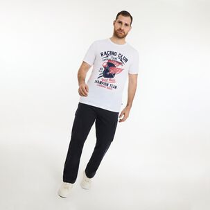 Polera Regular Manga Corta Cuello Redondo Hombre Herald