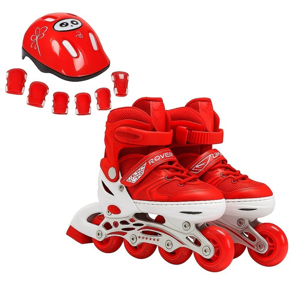 Patines Lineales Ajustables Con Luz+kit De Protecci&oacute;n Ni&ntilde;os image number 3.0