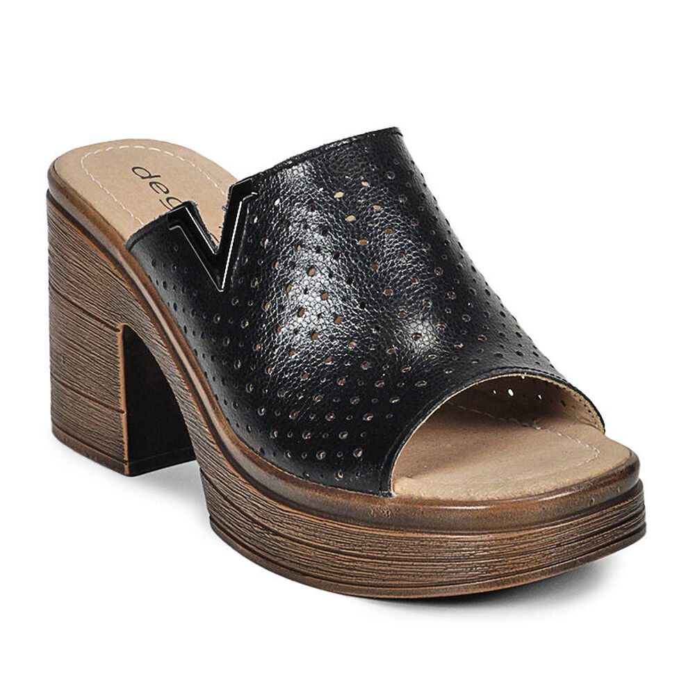 Sandalia Cuero Artis Negro image number 3.0