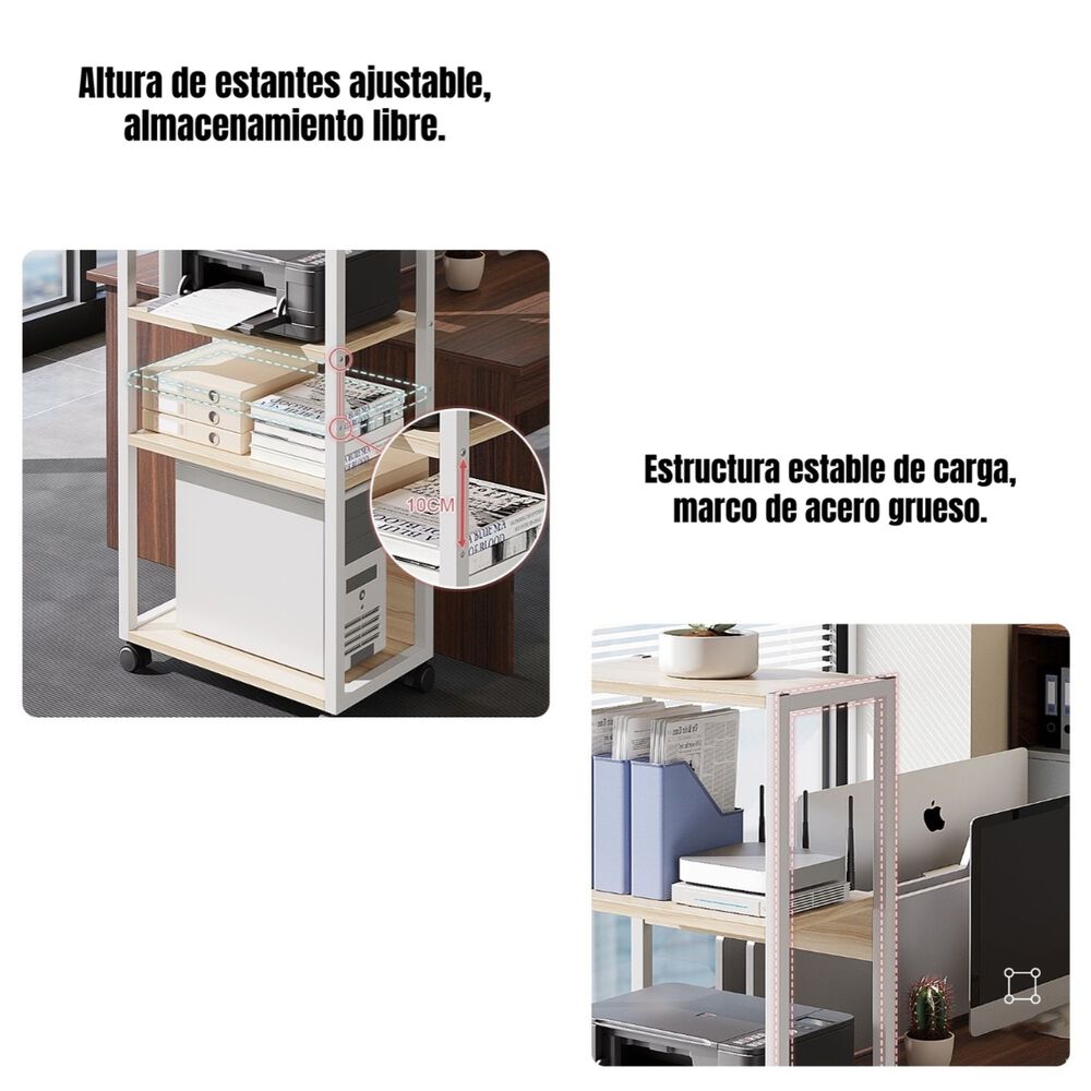 Estantes Repisas De 5 Niveles Movible 51x30x136cm Jr5 image number 2.0