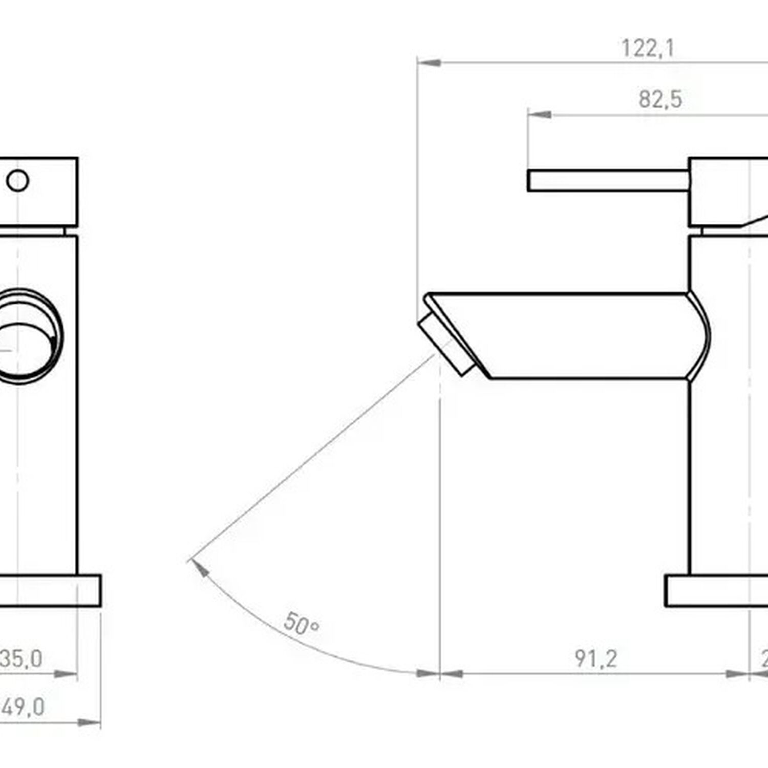 Monomando Llave Grifo Para Lavatorio Modelo Oregon Marca Pmb image number 4.0
