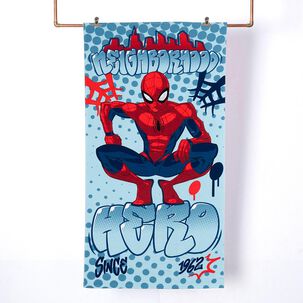 Toalla De Playa Infantil Con Bolso Spiderman Hero / 140x70 Cm Toalla De Playa Infantil Con Bolso Spiderman Hero / 140x70 Cm