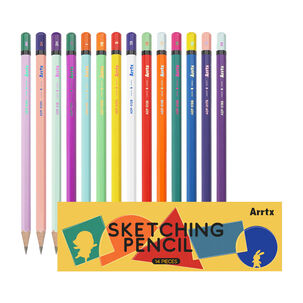 Arrtx 14 Lápices De Dibujo Profesionales Desde 4h Hasta 8b