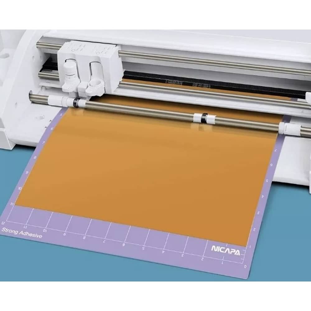 Tapete Nicapa Cameo 4/3/2/1 Silhouette 30x30 Cm Adher Fuerte. Morado image number 2.0