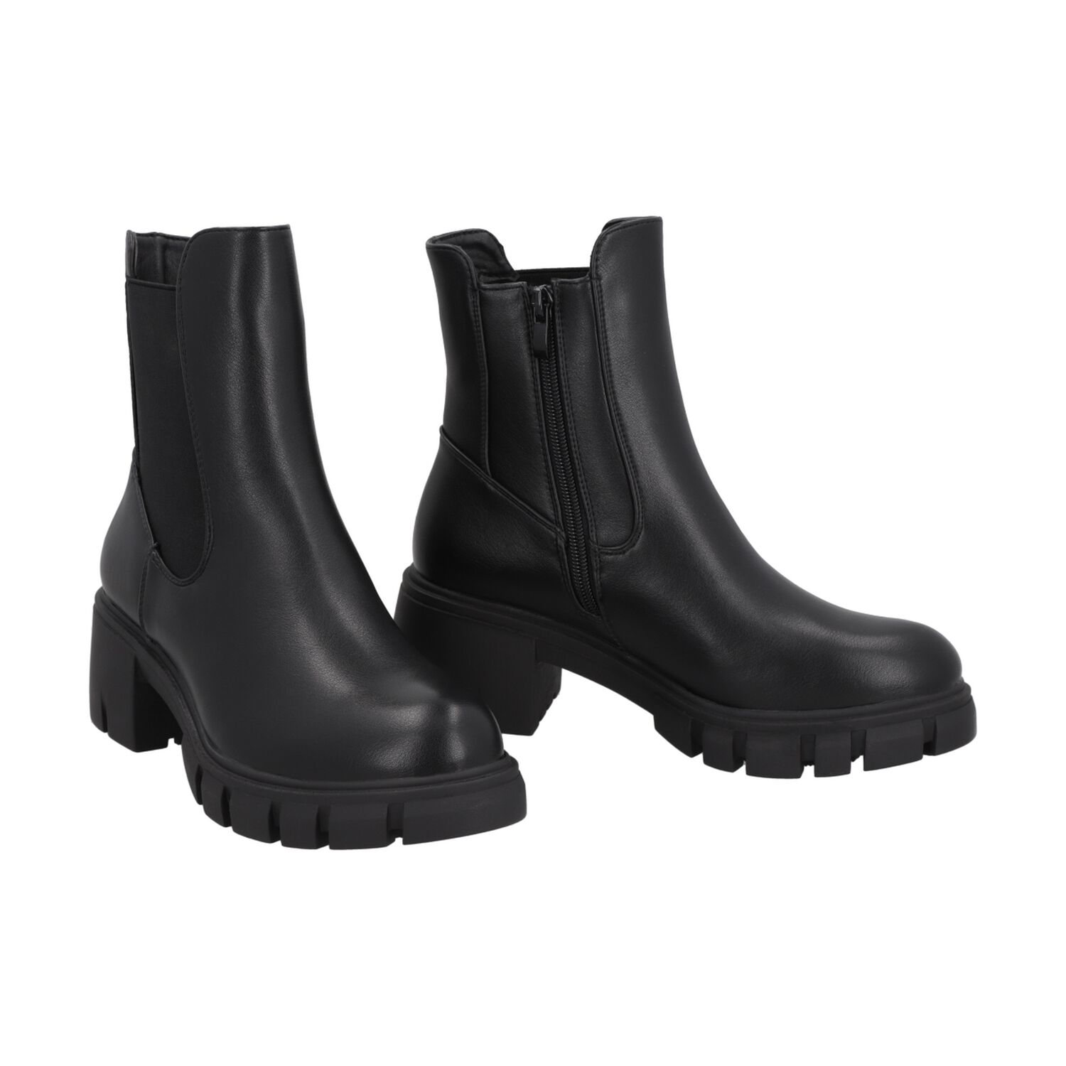 Botin Mujer Negro Plataforma Street Police image number 1.0