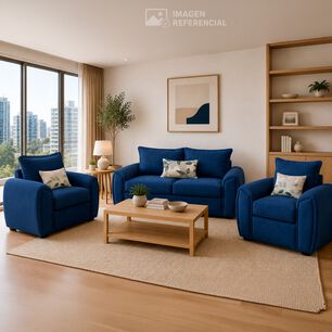 Juego De Living Elegant Detail Houston / 4 Cuerpos