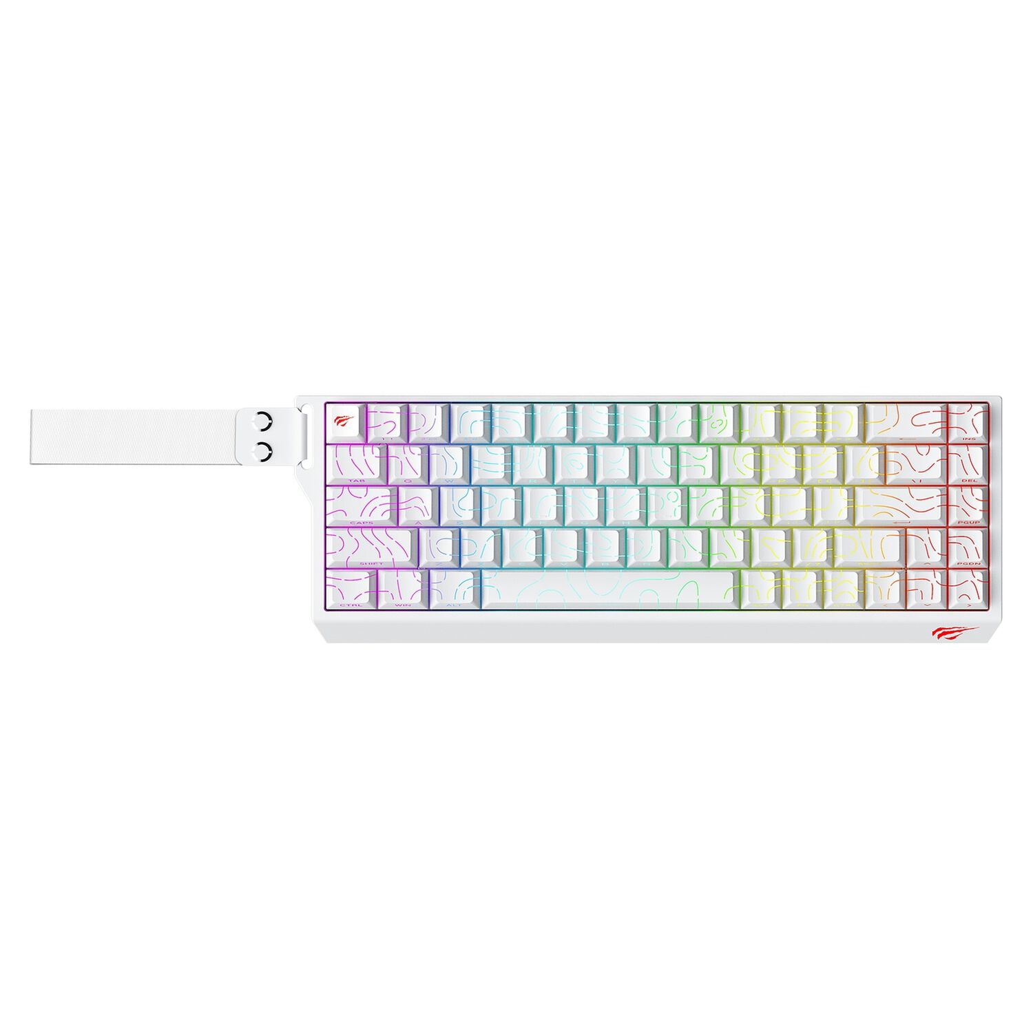 Teclado Mec&aacute;nico Gamer Compacto Rgb Kb922lb Blanco Havit image number 0.0