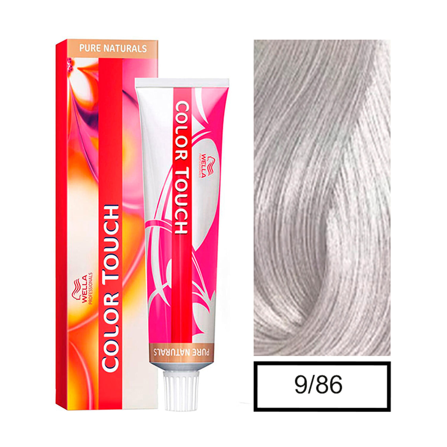 Wella - Tintura Semipermanente Color Touch 9/86 Rubio Extra Claro Perla Violeta 60gr + Per&oacute;xido En Crema De 1,9% image number 0.0