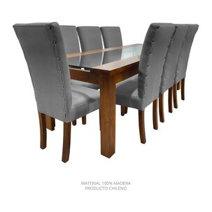 Juego De Comedor Living Factory Dalia / 8 Sitiales