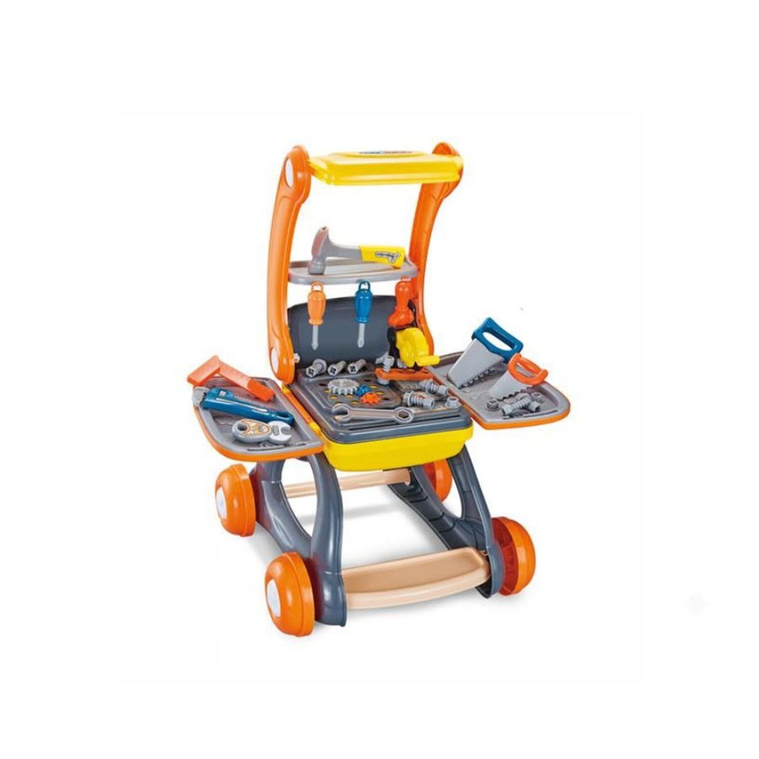 Set Herramientas Juguete 2 En 1 Carrito Did&aacute;ctico Ni&ntilde;os image number 0.0