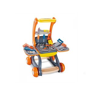 Set Herramientas Juguete 2 En 1 Carrito Did&aacute;ctico Ni&ntilde;os