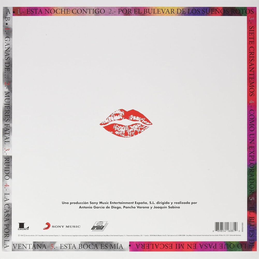 Joaquin Sabina - Esta Boca Es Mia | Vinilo image number 1.0