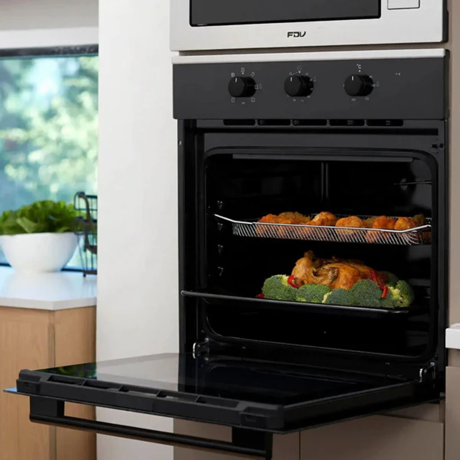 Horno Air Fryer Empotrado 60l Fdv image number 4.0